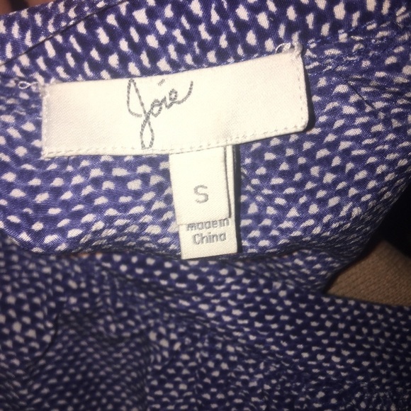 Joie 100% Silk Tunic Top 3/4 Sleeve Sz. Small - Picture 3 of 6